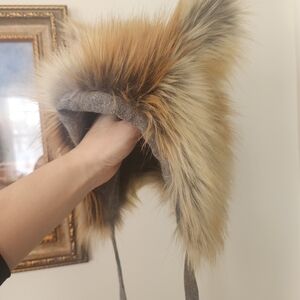 Faux Fur Fox Bonnet